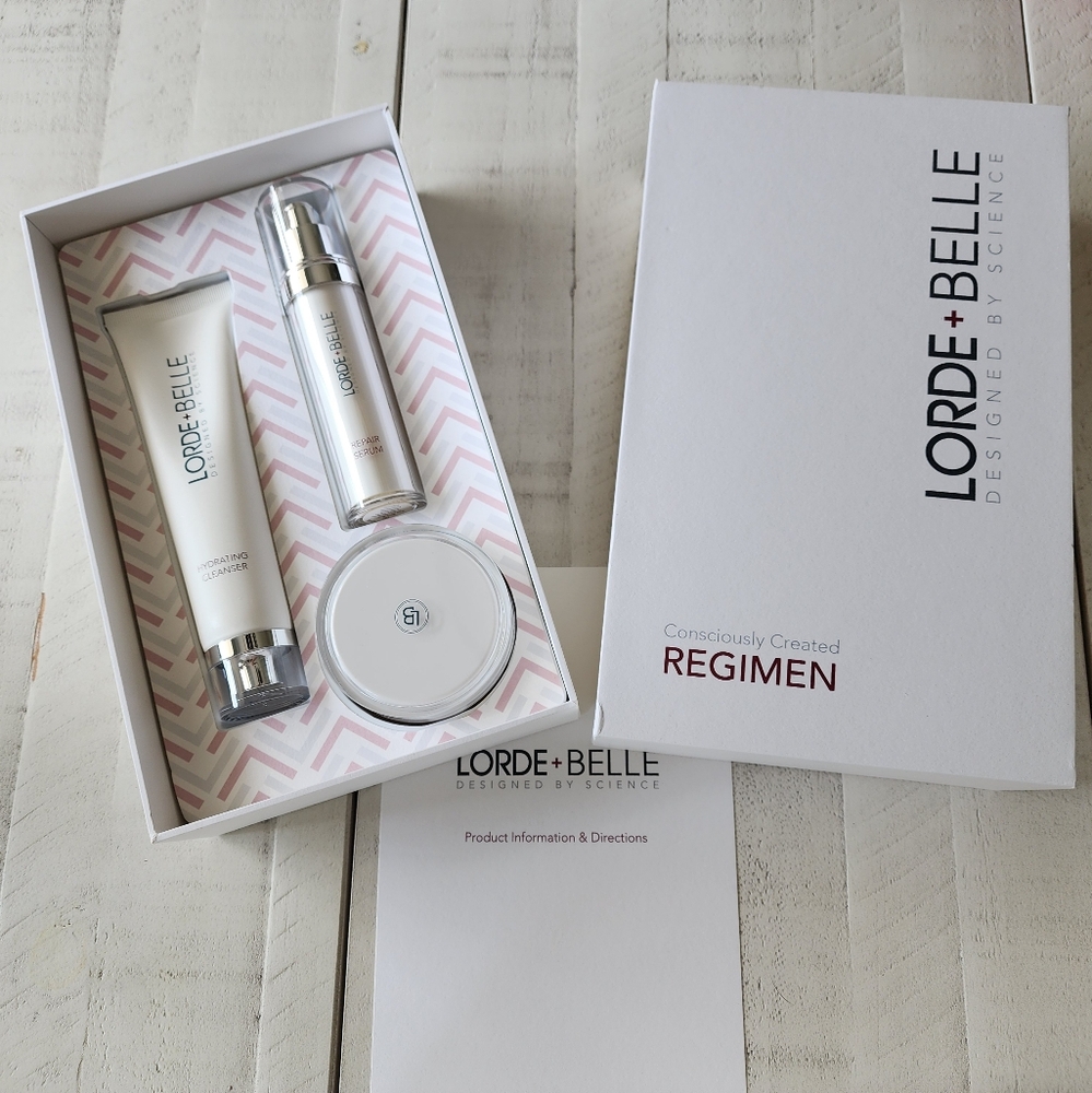 Lorde + Belle Skincare 3 Piece CC Skincare Set New In Box $199 Retail